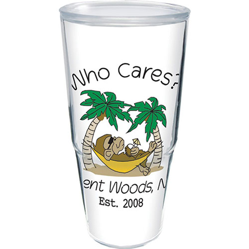 24 oz label printed tumbler